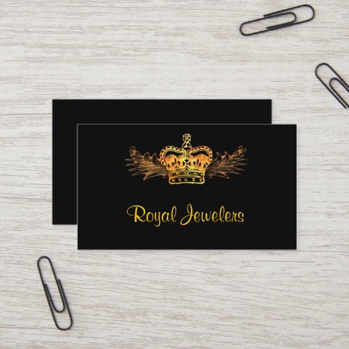 Gold Crown Business Card