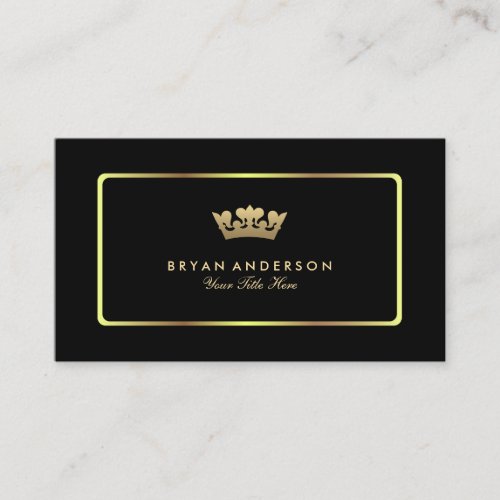 Gold Crown Business Card