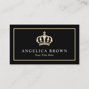Gold Crown Business Card