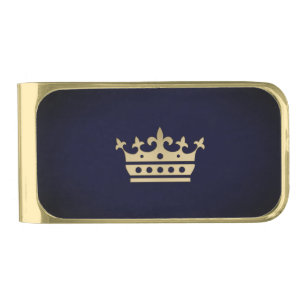 Gold Crown Finish Money Clip