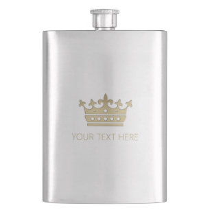 Gold Crown Flask