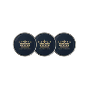 Gold Crown Golf Ball Marker