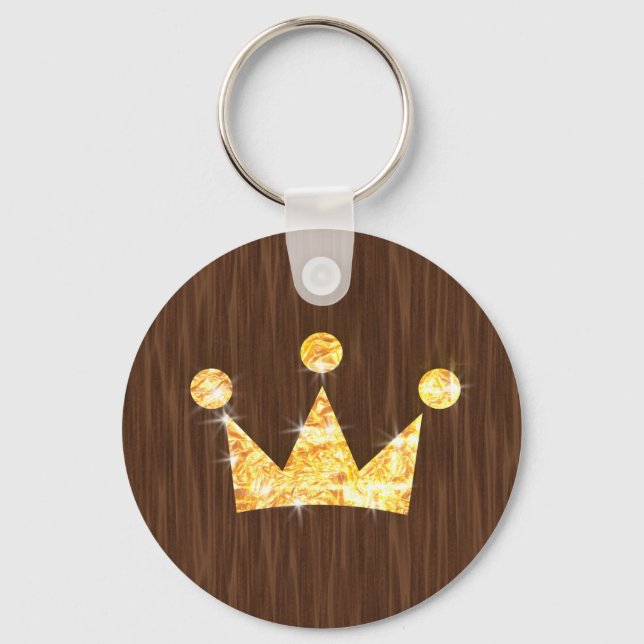 Gold Crown Keychain (Front)