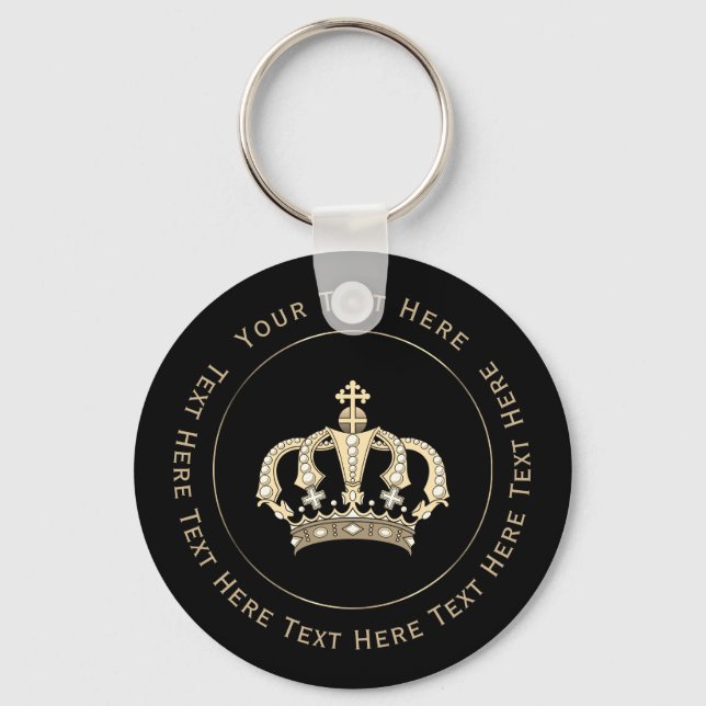 Gold Crown Keychain (Front)
