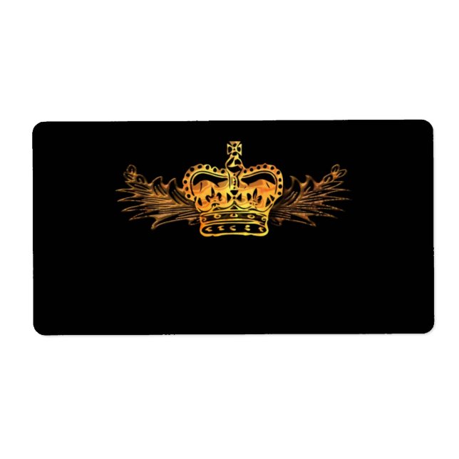 Gold Crown Label (Front)