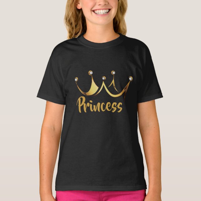 Gold Crown Princess T-Shirt (Front)