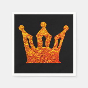 Gold Crown Standard Cocktail Napkin