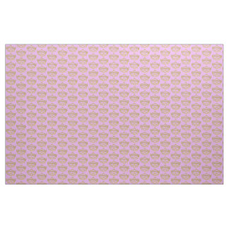 Gold Crown Tiara fabric pattern lilac pink backgrd