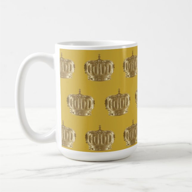 Gold Crowns Coffee Mug (Left)