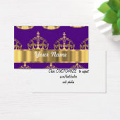 Gold crowns on purple (Desk)