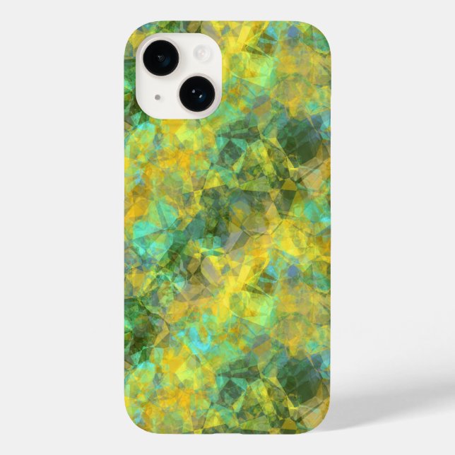 Gold Crumpled Texture Case-Mate iPhone Case (Back)