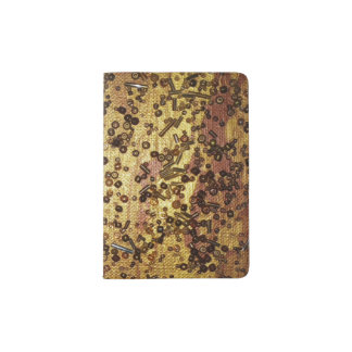 Gold Crunch Passport Holder