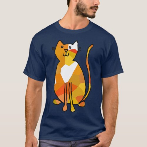 Gold Crystal Cat T_Shirt