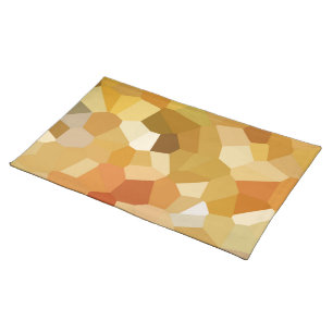 Gold Crystals Cloth Placemat