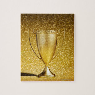 Gold Cup Trophy Jigsaw Puzzle