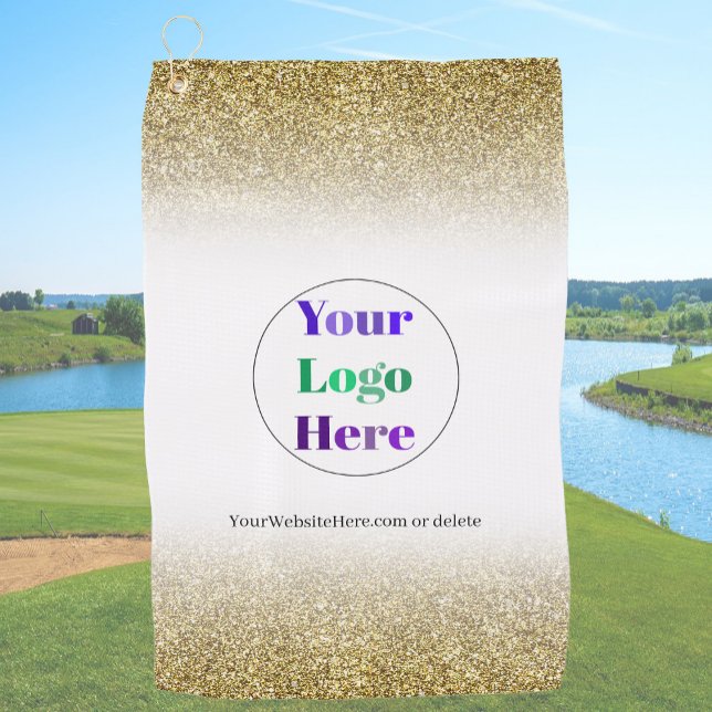 Gold Custom Golf Towels With Logo No Minimum  (Creator Uploaded)