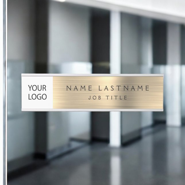 Gold  Custom Logo Executive Business Professional Door Sign (Creator Uploaded)