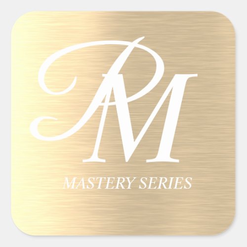 Gold Custom Stickers Product Labels