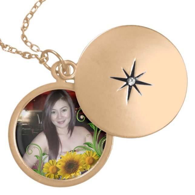 gold customize neclace gold plated necklace (Front)