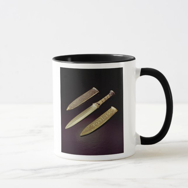 Gold dagger and sheath mug (Right)