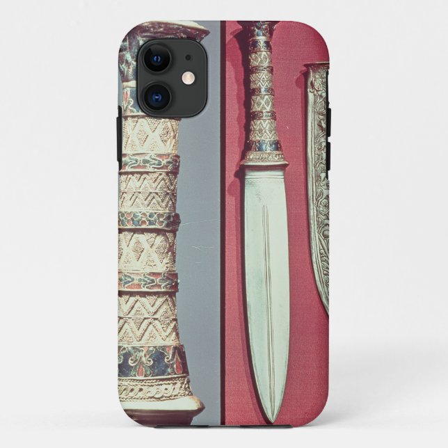 Gold dagger and sheath, Tutankhamun treasure, c.13 Case-Mate iPhone Case (Back)