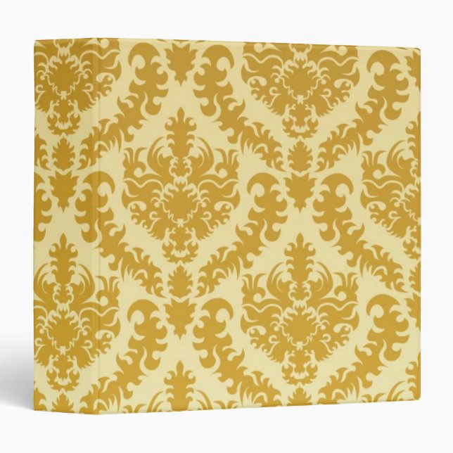 Gold damask binder (Front/Spine)