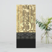 Gold damask & lace (Standing Front)