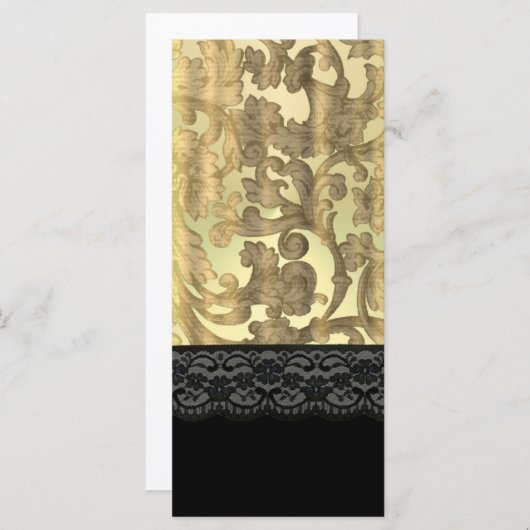 Gold damask & lace (Front/Back)