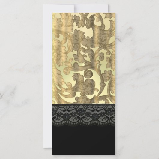 Gold damask & lace (Front)