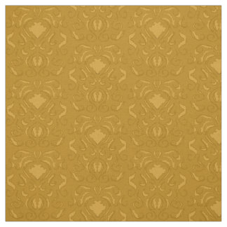 gold damask like print digital fabric