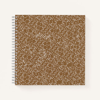 Gold Damask Spiral Notebook