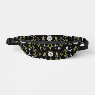 Gold Dancer Patterned Home Decor Fanny Pack