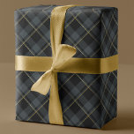 Gold & Dark Green Tartan Plaid Christmas Wrapping Paper<br><div class="desc">Elevate your gift-giving experience with our exquisite dark green tartan plaid wrapping paper. Timeless and sophisticated, this wrapping paper features a classic tartan plaid pattern in rich dark green, adorned with opulent gold accents that add a touch of luxury. Wrap your presents in the warmth of tradition and elegance, making...</div>