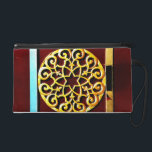 Gold Decoration Wristlet<br><div class="desc">Enjoy a gold door decoration design from Riyadh, Saudi Arabia!</div>