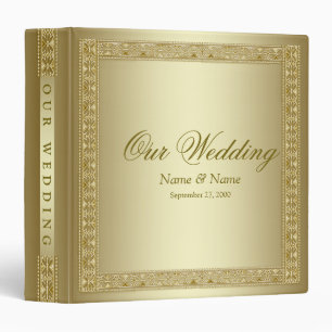 Gold Decorative Album Binder