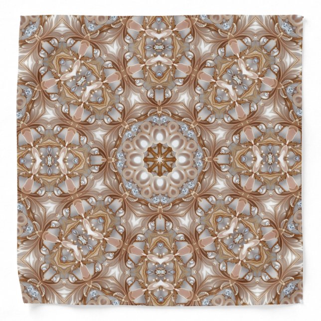 Gold Decorative Bandana (Front)