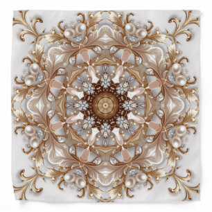 Gold Decorative Bandana