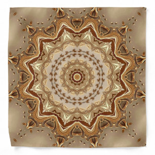 Gold Decorative Bandana