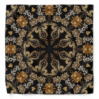 Gold Decorative Bandana