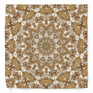 Gold Decorative Bandana