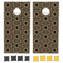 Gold Decorative Cornhole Set