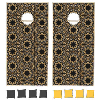 Gold Decorative Cornhole Set