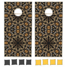 Gold Decorative Cornhole Set