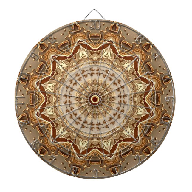 Gold Decorative Dartboard (Front)