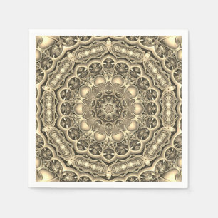 Gold Decorative Holiday Napkin