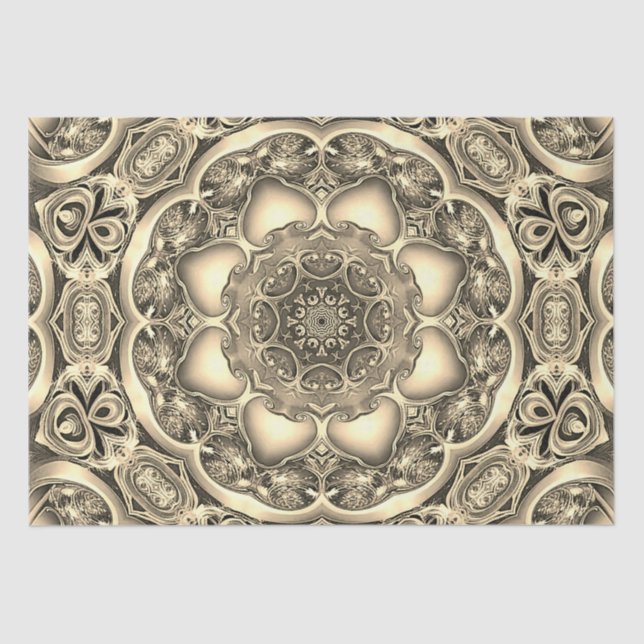 Gold Decorative Holiday Tissue Paper (Front)