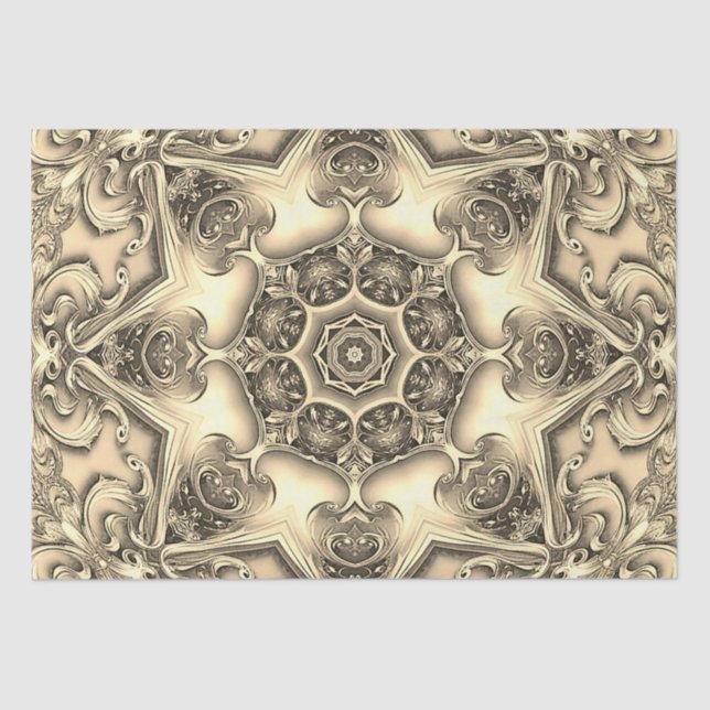 Gold Decorative Holiday Tissue Paper (Front)