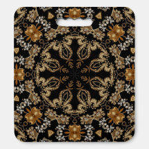 Gold Decorative Stadium Seat Cushion