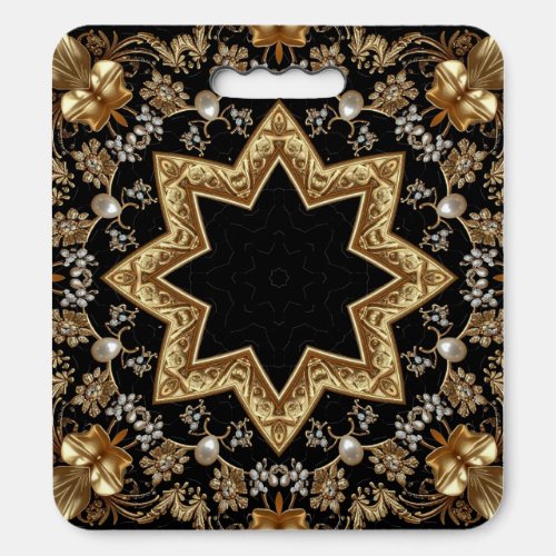 Gold Decorative Stadium Seat Cushion