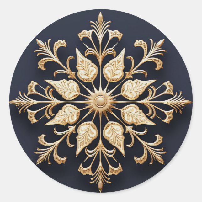 Gold Decorative Sticker (Front)